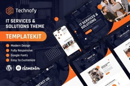 Technofy - IT Services & Solutions Elementor Template Kit