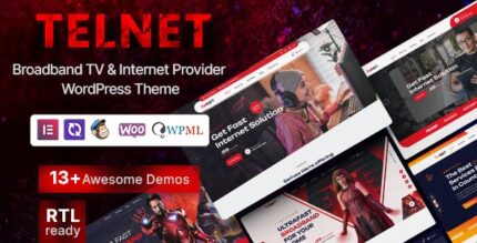 Telnet - Broadband TV & Internet Provider WordPress Theme