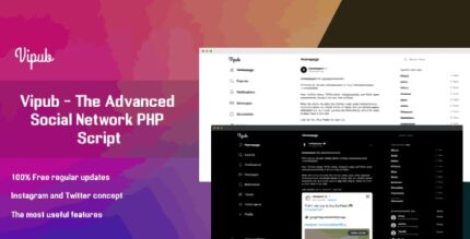 Vipub - The Advanced Social Network PHP Script