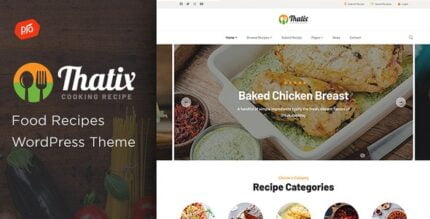 Thatix - Food Recipes Theme