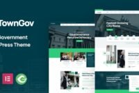 Towngov - City Government WordPress Theme
