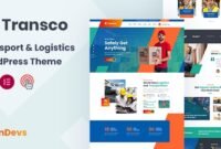 Transco - Transport and Logistics WordPress Theme + RTL