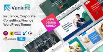 Vankine - Insurance & Consulting Business WordPress Theme