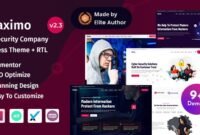 Vaximo - Cyber Security Company WordPress Theme