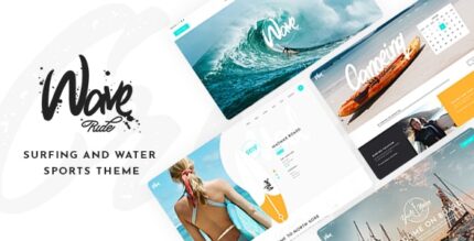 WaveRide - Surfing and Water Sports Theme