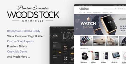 Woodstock - Electronics Store WooCommerce Theme