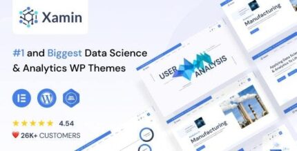 Xamin - Data Science & Analytics SaaS WordPress Theme