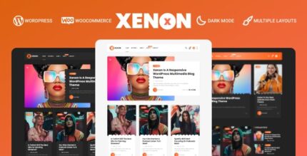 Xenon - Audio / Video Podcast & Blog WordPress Theme