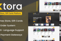 Xtora - Games TopUp, Store & Gift Cards Seller with Preorder Management