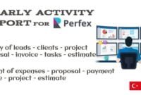 Yearly Activity Report For Perfex CRM