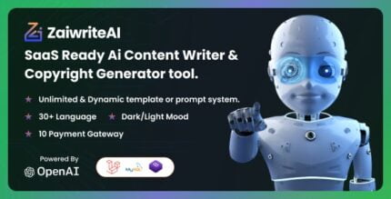 ZaiwriteAI - Ai Content Writer & Copyright Generator tool With SAAS.