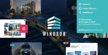 Windsor - Apartment Complex Single Property Theme With Lifetime Update.