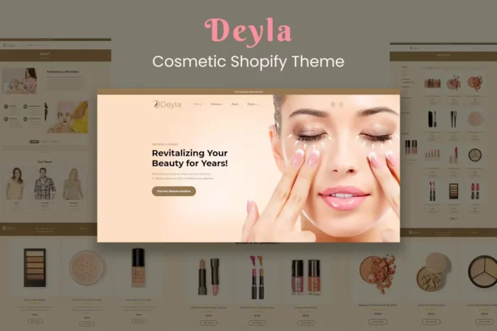 Deyla - Skincare Cosmetics Shopify Theme