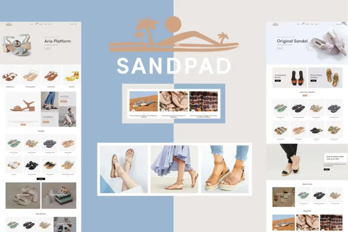 Sandpad - Sandals And Footwear Shoes Shopify Theme