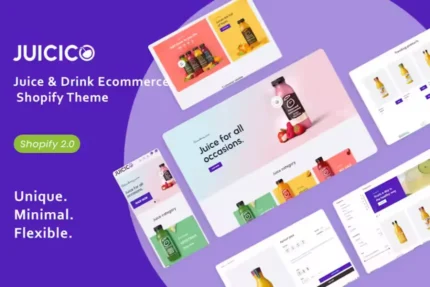 Juicico - Juice & Drink Ecommerce Shopify Theme