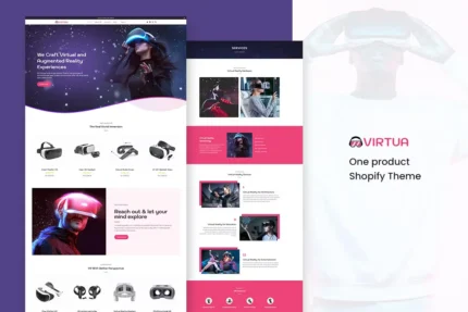 Virtux - One Product Store Shopify Template