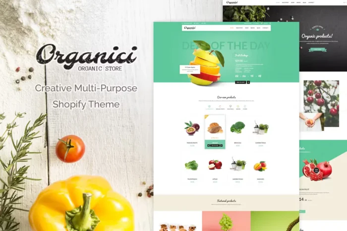 Organici | Creative Multi-Purpose Shopify Theme