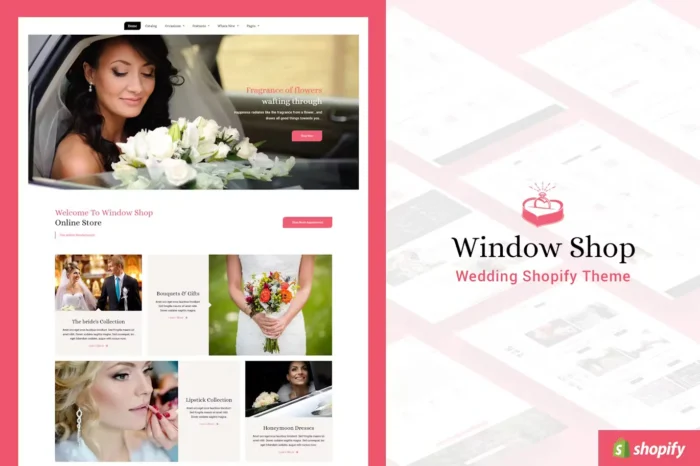 Window Shop - Wedding Shopify Store