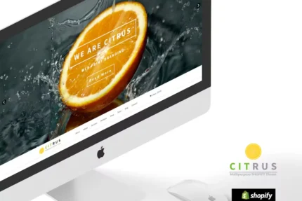 Citrus one page parallax Shopify Theme