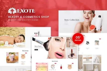 Exote - Beauty & Cosmetics Shopify Theme