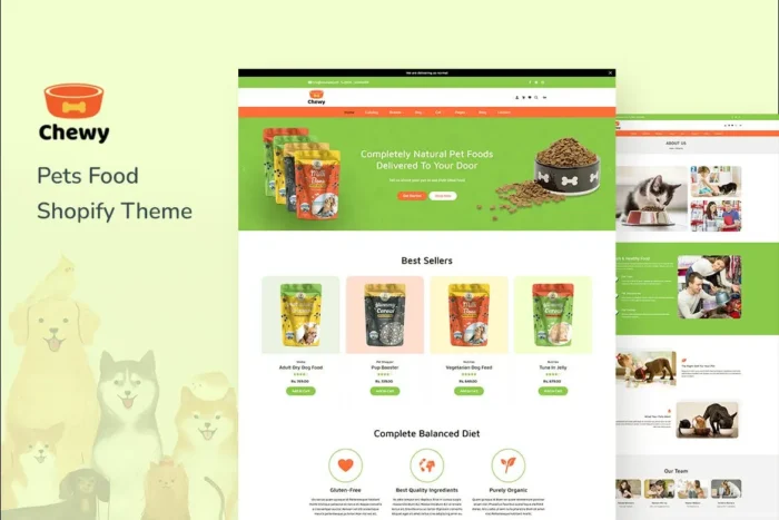 Chewy - Dog, Kitten & Pet Shop Shopify Theme