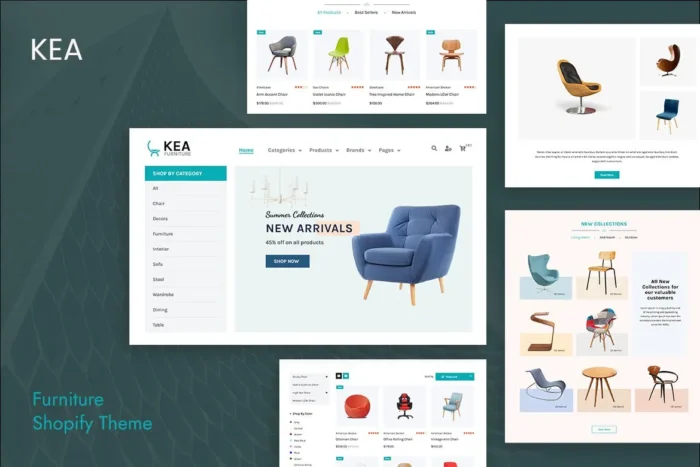 Kea - eCommerce Interior, Furniture Shopify Theme