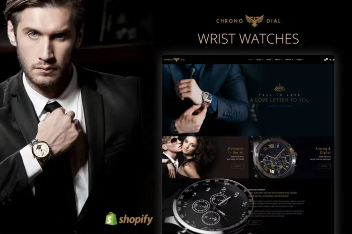 Chrono Dial - Watch Shopify theme