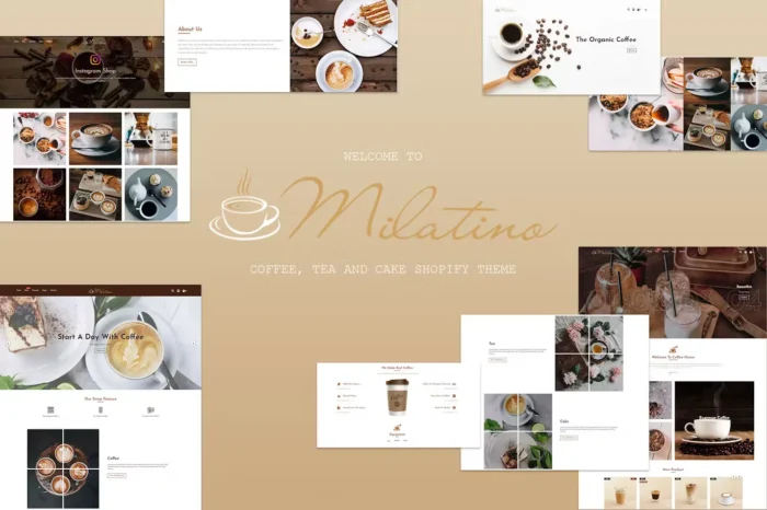 Milatino - Coffee & Tea and Cake Shopify Theme