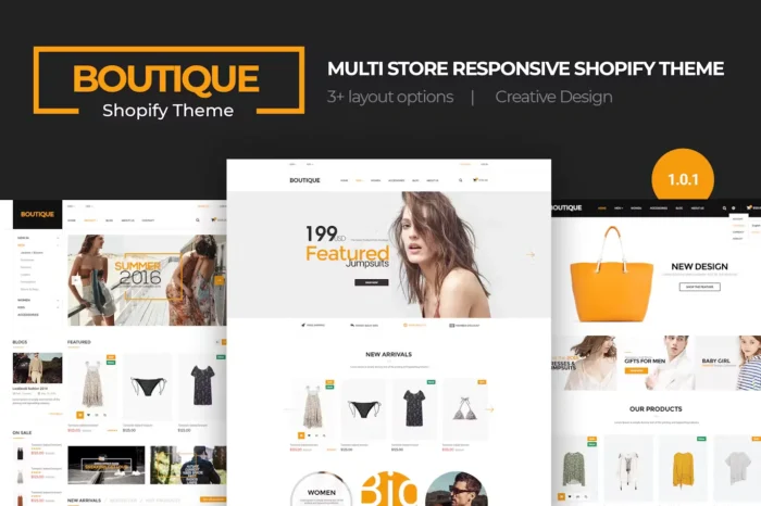 Boutique | Multi Store Responsive Shopify Theme