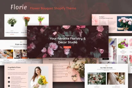 Florie - Flower Shop, Florist Store Shopify Theme