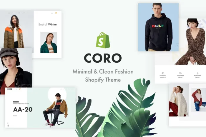 CORO – Minimal & Clean Fashion Shopify Theme