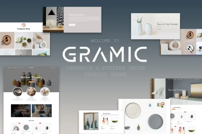 Gramic - Ceramics & Pottery Decor Shopify Theme