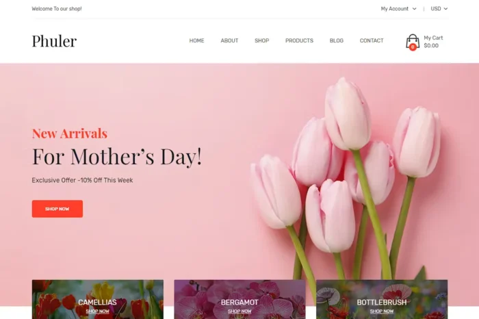 Phuler - Flower Shop Shopify Theme