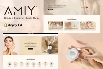 Amiy - Beauty & Cosmetics Shopify Theme