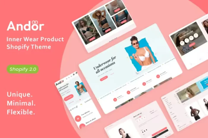 Andor - Inner Wear Product Shopify Theme