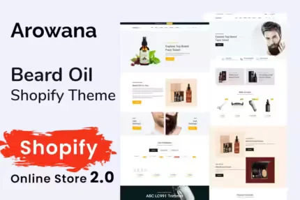 Arowana - Beard Oil Shopify Theme OS 2.0