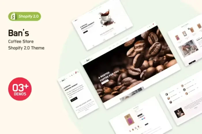 Bans - Coffee Store Shopify 2.0 Theme