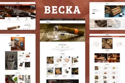 Becka - Cigar Store Shopify Theme