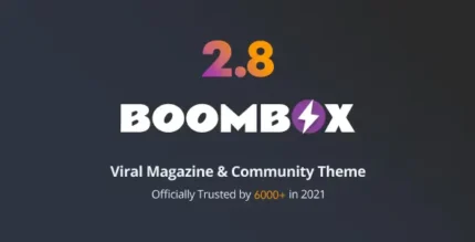 BoomBox - Viral Magazine WordPress Theme With Lifetime Update.