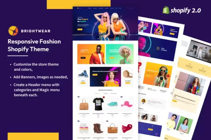 Brightwear - Responsive Fashion Shopify Theme