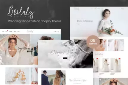 Brilaly - Wedding Shop Fashion Shopify Theme