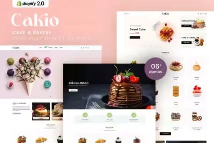 Cakio - Cake & Bakery Responsive Shopify 2.0 Theme