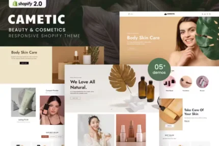 Cametic - Beauty & Cosmetics Shopify 2.0 Theme