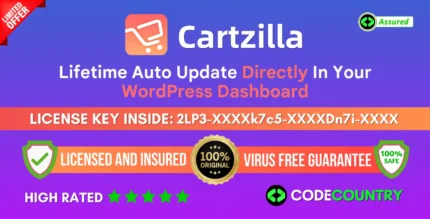 Cartzilla With Original License Key For Lifetime Auto Update.