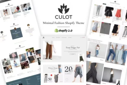 Culot - Minimal Fashion Shopify Theme