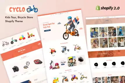 Cyclo - Shopify Kids Toys, Bicycle Store Theme