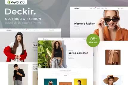 Deckir - Clothing & Fashion Shopify 2.0 Theme