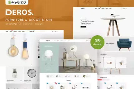 Deros - Furniture & Decor Responsive Shopify Theme