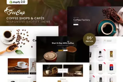 FeeCup - Coffee Shops and Cafés Shopify Theme