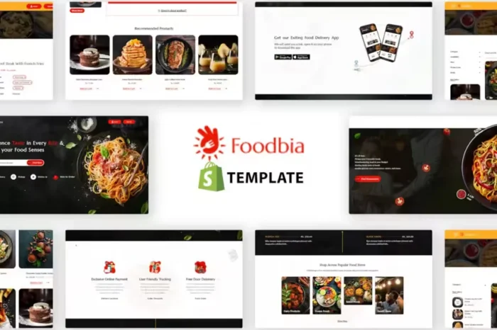 Foodbia - Restaurant, Food Delivery Shopify Theme